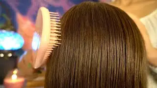 ASMR Hypnotic Hair Brushing with Tangle Teezer  😴