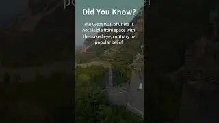A fun fact about the Great Wall of China 