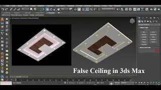False Ceiling in 3ds Max | False Ceiling Design in 3ds Max with V-Ray Light