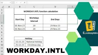 WORKDAY.INTL Function