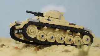 Lego Tank Animation Tests - North Africa Campaign