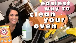 The  Easiest Way to Clean Your Oven with Ingredients You Already Have! | No Harsh Chemicals Cleaners