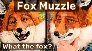 Fox Muzzle - Foam Latex Prosthetic Makeup With Application Process - Special Effects Makeup