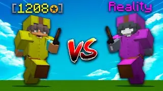 Fighting an OG Name in Minecraft Bedwars!