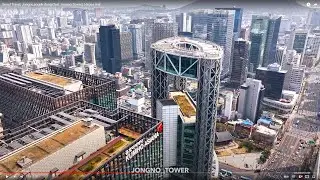 Seoul Travel, Jongno,anguk-dong (feat Jongno-Tower)  종로일대 , 종로타워,안국동 | drone reel