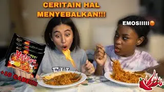 MAKAN SAMYANG + 10 CABE!!!! SAMBIL CERITA HAL NYEBELIN