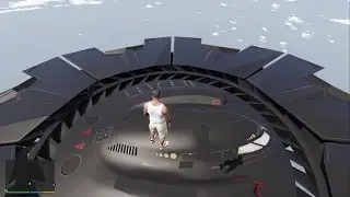 GTA V Jumping From UFO Space Station     