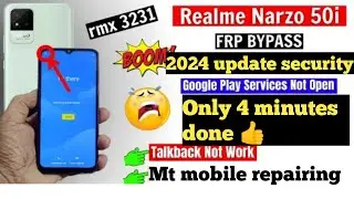 Realme narzo 50i frp bypass | new solution 2024 rmx 3231 | android app not working
