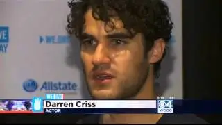 Darren Criss - Interview clip backstage at We Day Minnesota 2015