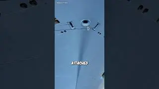 The suspicious object attached to the ship's rope