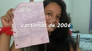 Cartinhas antigas da época de colégio