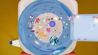 MARBLE RUN ANIMATION 3D #animation #blender [MARBLE RUN #11]