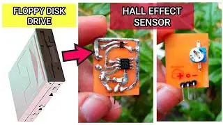 How To Make Hall Effect Sensor using Computer FDD || Arduino Sensor || Make Sensor Circuit