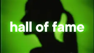 The Script, will.i.am - Hall of Fame ✨ (slowed & reverb)