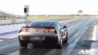 Worlds first 8 second 1/4 mile c7 corvette !! AMP 5x package !