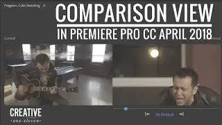 Comparison View and Color Matching inside of Adobe Premiere Pro