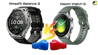 Amazfit Balance 3 vs Xiaomi Watch 5 Smartwatch Comparison by @cliconlineStudios