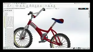 MOUNTAIN BICYCLE DESIGN IN SOLIDWORKS..#productdesign