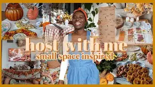 AUTUMN THEMED BRUNCH🍂Effortless Menu, Small Space Layout Hacks, Creative Hosting Ideas & Party Prep