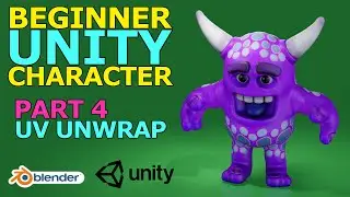 Blender Tutorial - Beginner Unity Character - Part 4 of 9: UV Unwrapping