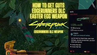 Cyberpunk 2077 - Rebecca's GUTS Shotgun Location - Edgerunners DLC Easter Egg
