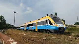 Перевыпуск. Прибытие дизель-поезда D1M-003/004 №822 Яссы-Сокола - Кишинёв.