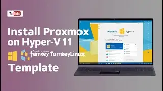 Install Proxmox di Hyper-V Windows 11 dan Menampilkan Template Container Turnkey Linux