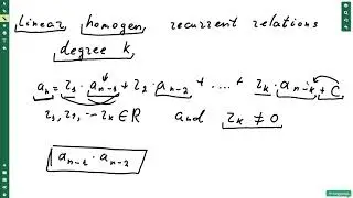 001 Рекуррентные соотношения Recurrent relations
