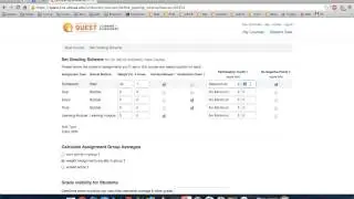 Setting up Your Grading Scheme