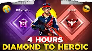 Finally Heroic Done ✅ In Just 4 Hours | Squad Region Pushing #freefire