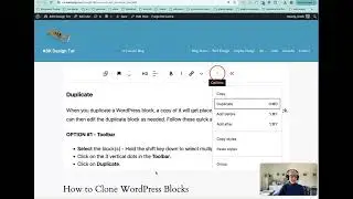 How to Clone WordPress Blocks