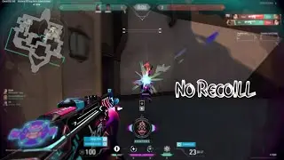 What no recoil looks like in valorant...