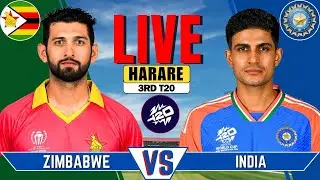 IND vs ZIM Live Match | Live Score & Commentary | INDIA vs ZIMBABWE 3rd T20 Live