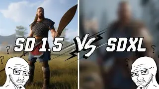 SD1.5 VS SDXL Base Models Comparision | Text2Image And Deforum