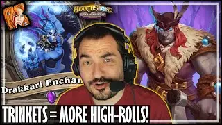 TRINKETS = EVEN MORE HIGH-ROLLS?! - Hearthstone Battlegrounds