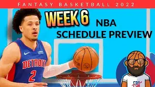 NBA Fantasy 2021 Week 6 Preview - Schedule Breakdown & Quality Games - Fantasy Basketball Analyzer