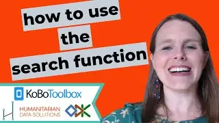 How to Use the Search Function in XLSForm, ODK, and KoboToolbox - when you have thousands of choices