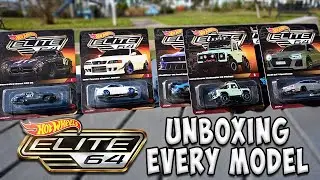 Unboxing Every Hot Wheels Elite 64 Models (1- 6)