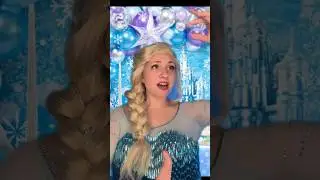 When Elsa Lost Her Voice (party princess story) #frozen #storytime #shorts