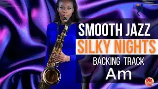Smooth jazz Backing track  - Silky nights in A minor (85 bpm)