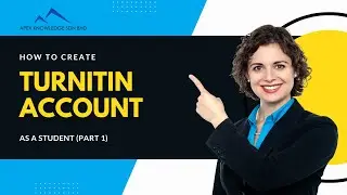 Turnitin for Student - Setting up an account  as a students (Part 1)