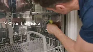 How to clean a dishwasher