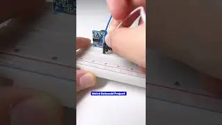 Crazy Ultrasonic Sensor Project with Solenoid Magnetic Lock #arduino #electronics #engineering #tech