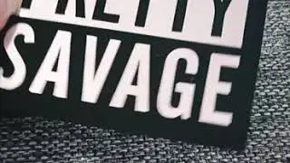 Нашивки на одежду "Pretty Savage"