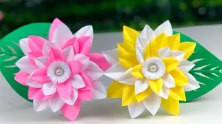 Beautiful Paper Flower Making 🌹💞🌹😊| Paper Flowers | Home Decor | Paper | Craft | Flower