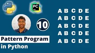 Pattern-9 : Pattern Programs in Python #10