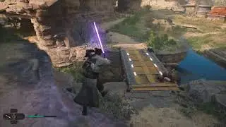 playing Starwar Jedi: survivor ps5 (walkthrough pt 4)