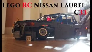 Lego Technic RC Nissan Laurel C33 in Shakotan Style (Japaneese stance)