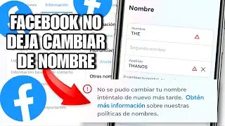 Facebook Won't Let Me Change My Profile Name ✔️SOLUTION!! (2026)