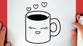 HOW TO DRAW A CUP OF COFFEE